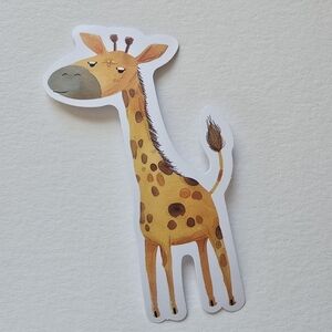 10/$10 Cute Yellow Giraffe Sticker